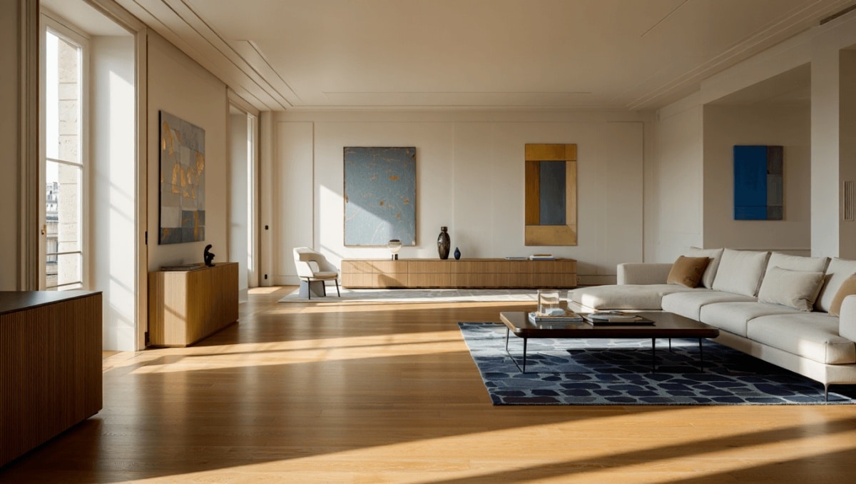 Rénovation d’un appartement à Paris : le projet Rousseau par Elodie Sierocki