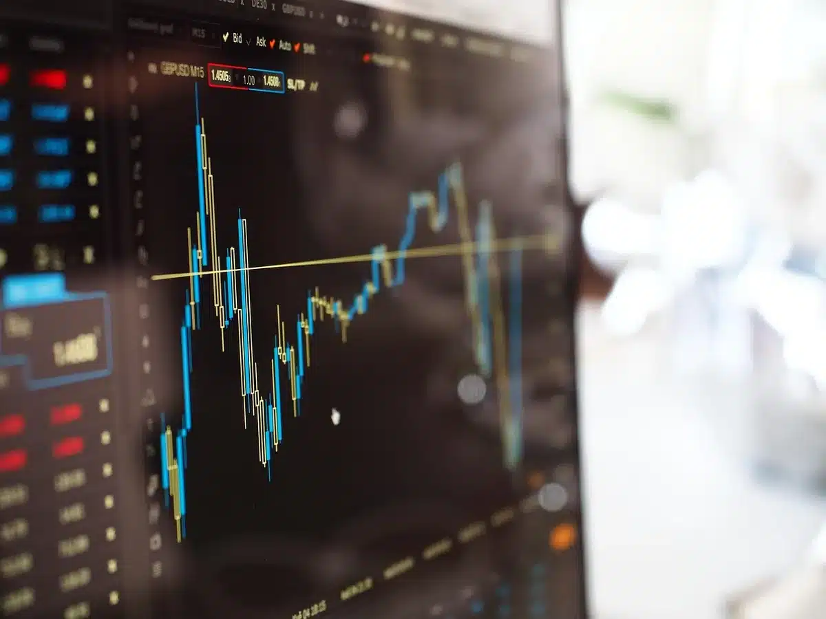 Graphique montrant la hausse des rendements obligataires et la volatilité des marchés