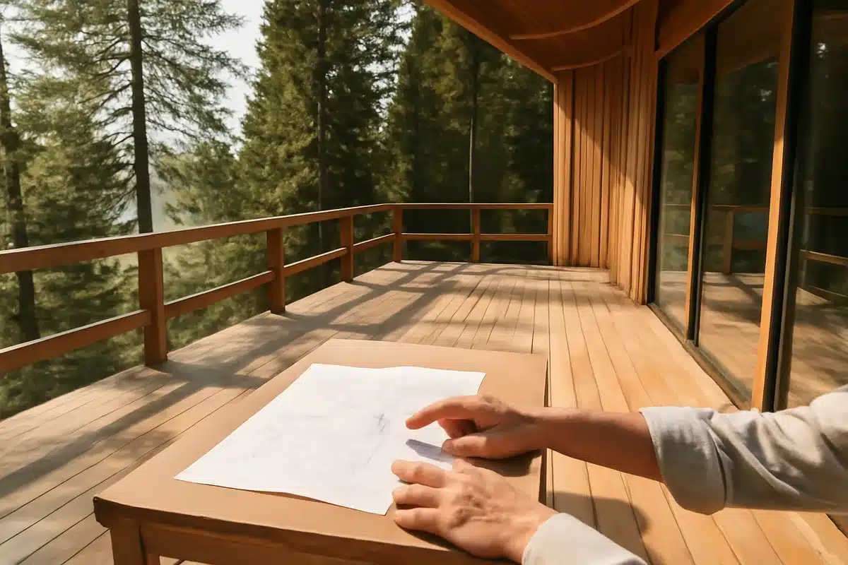 Pourquoi le chalet Longbranch est-il un exemple d'architecture atypique nichée en forêt ?